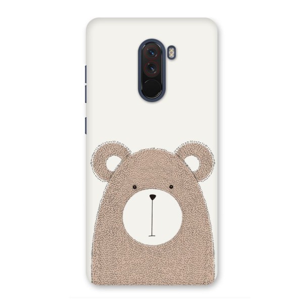 Cute Bear Back Case for Poco F1