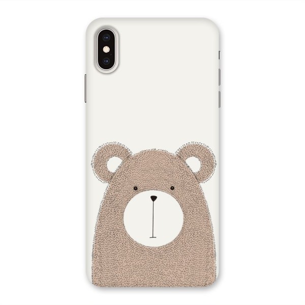 Cute Bear Back Case for iPhone XS Max