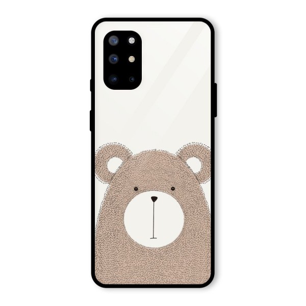 Cute Bear Glass Back Case for OnePlus 8T