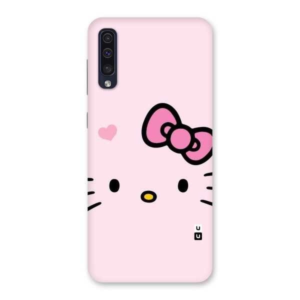 Cute Bow Face Back Case for Galaxy A50