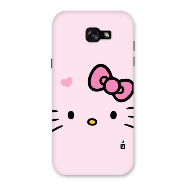 Cute Bow Face Back Case for Galaxy A7 (2017)