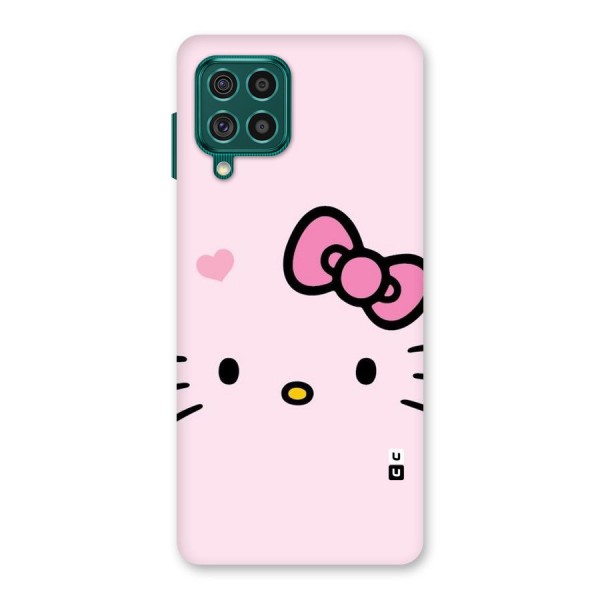 Cute Bow Face Back Case for Galaxy F62