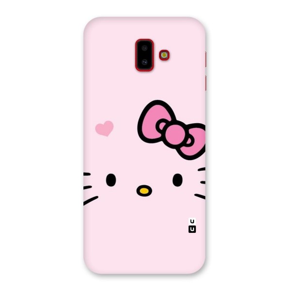 Cute Bow Face Back Case for Galaxy J6 Plus