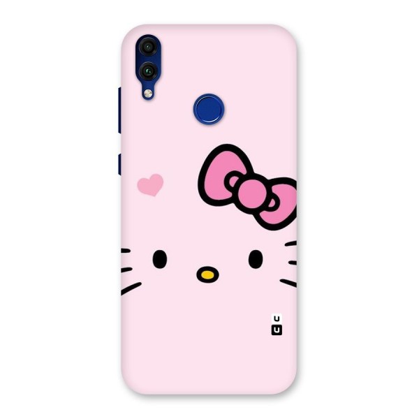 Cute Bow Face Back Case for Honor 8C