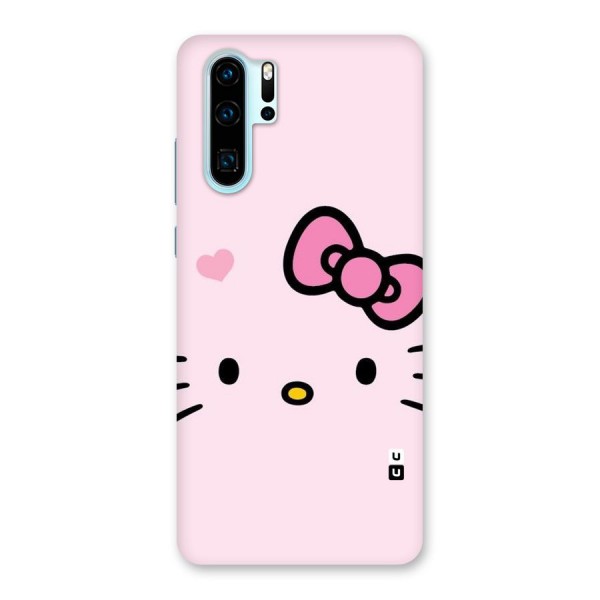 Cute Bow Face Back Case for Huawei P30 Pro