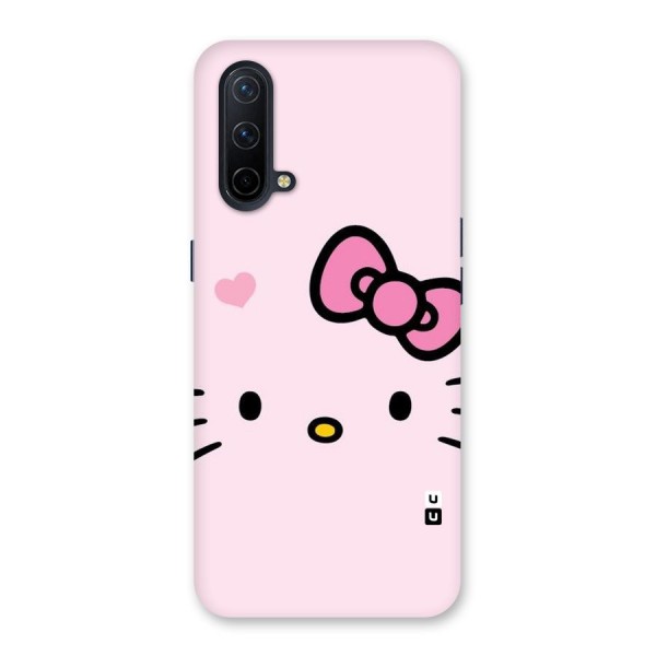 Cute Bow Face Back Case for OnePlus Nord CE 5G