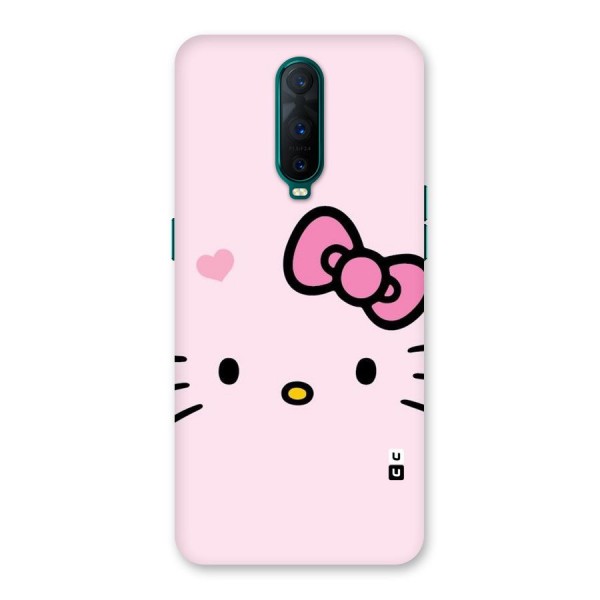 Cute Bow Face Back Case for Oppo R17 Pro