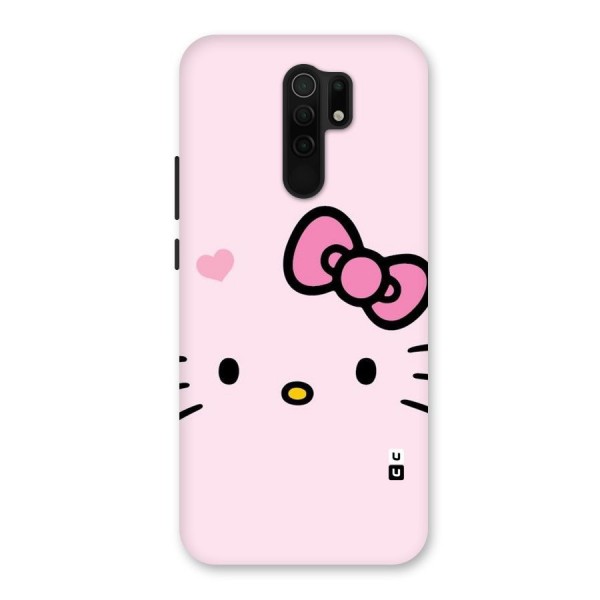 Cute Bow Face Back Case for Poco M2