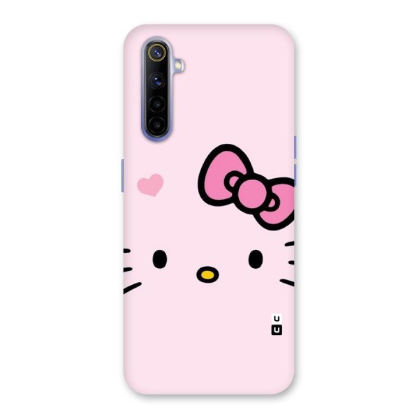 Cute Bow Face Back Case for Realme 6