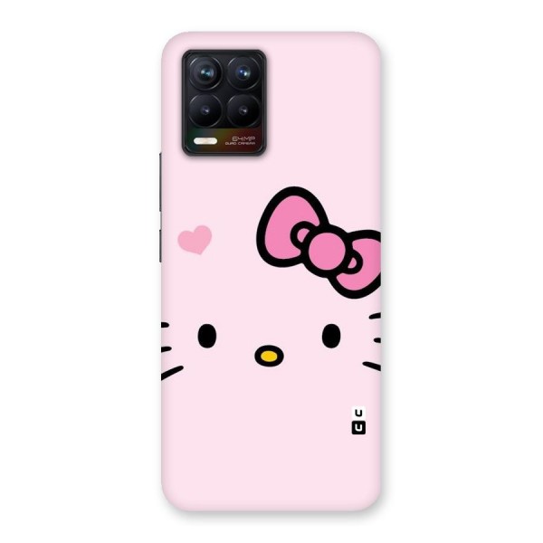 Cute Bow Face Back Case for Realme 8