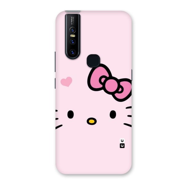 Cute Bow Face Back Case for Vivo V15