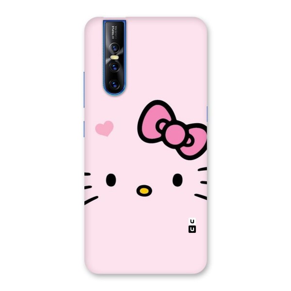 Cute Bow Face Back Case for Vivo V15 Pro