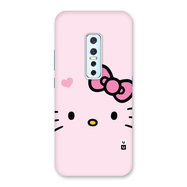 Cute Bow Face Back Case for Vivo V17 Pro