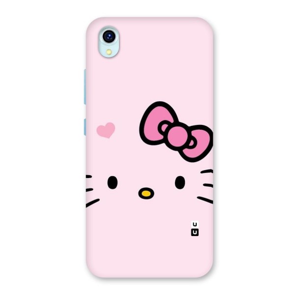 Cute Bow Face Back Case for Vivo Y1s