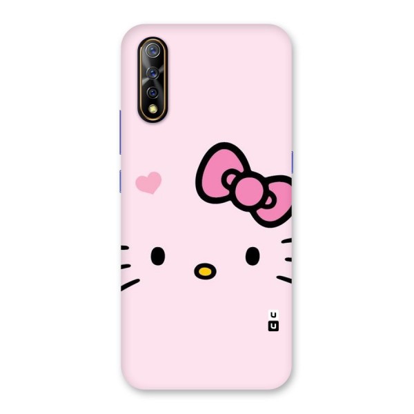 Cute Bow Face Back Case for Vivo Z1x