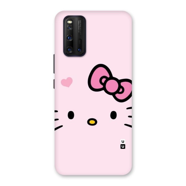 Cute Bow Face Back Case for Vivo iQOO 3