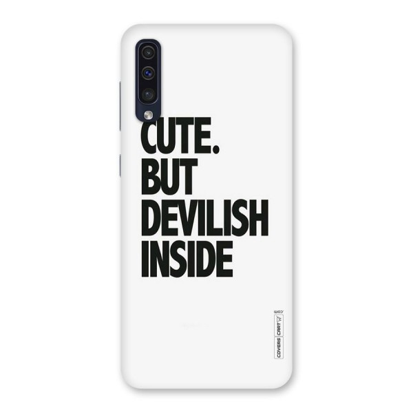 Cute But Devil Back Case for Galaxy A50