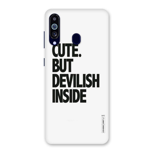 Cute But Devil Back Case for Galaxy A60