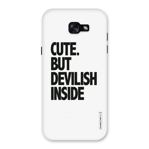 Cute But Devil Back Case for Galaxy A7 (2017)