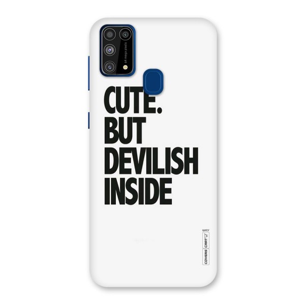 Cute But Devil Back Case for Galaxy F41