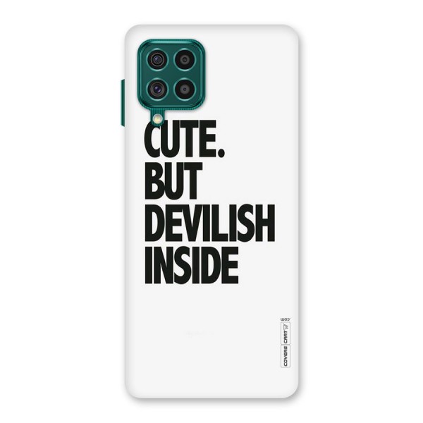 Cute But Devil Back Case for Galaxy F62