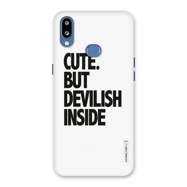 Cute But Devil Back Case for Galaxy M01s