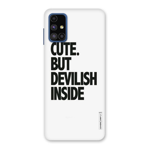 Cute But Devil Back Case for Galaxy M51