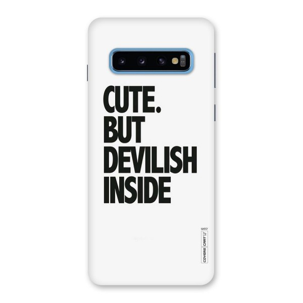 Cute But Devil Back Case for Galaxy S10