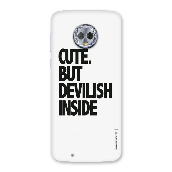 Cute But Devil Back Case for Moto G6