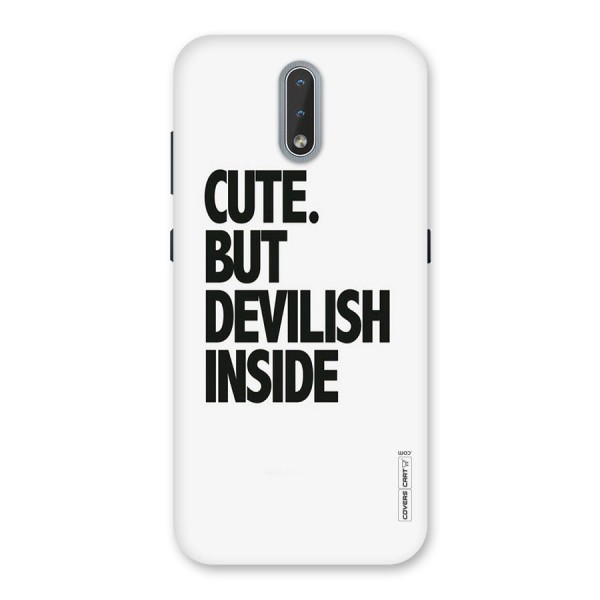 Cute But Devil Back Case for Nokia 2.3