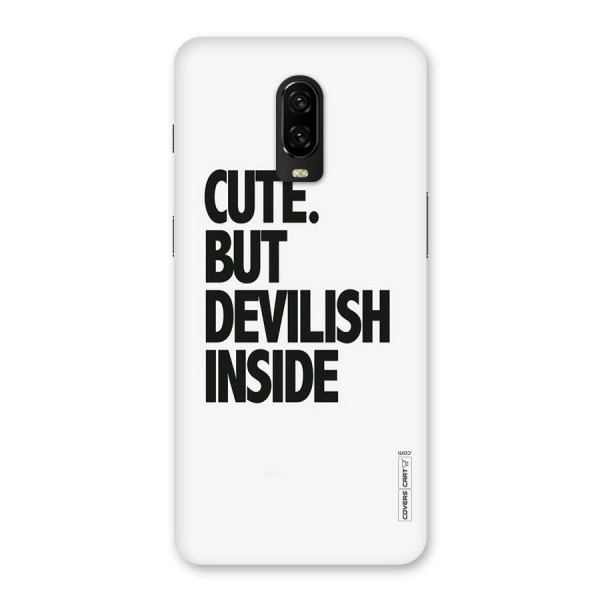 Cute But Devil Back Case for OnePlus 6T