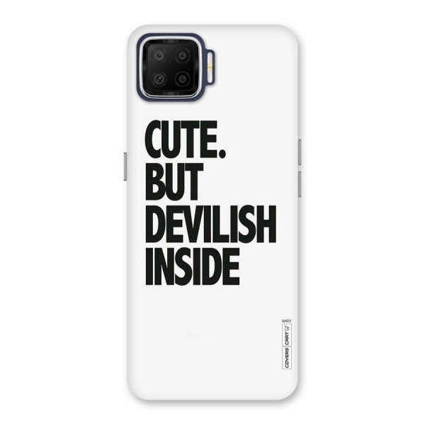 Cute But Devil Back Case for Oppo F17