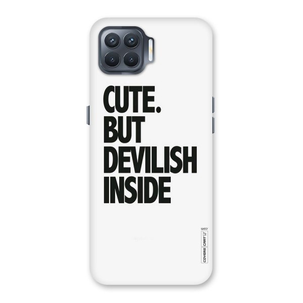 Cute But Devil Back Case for Oppo F17 Pro