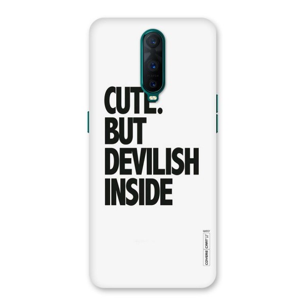 Cute But Devil Back Case for Oppo R17 Pro