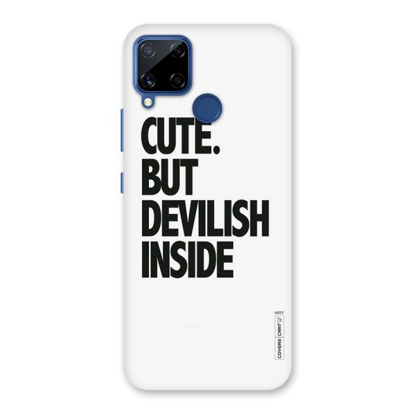 Cute But Devil Back Case for Realme Narzo 30A