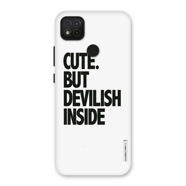 Cute But Devil Back Case for Redmi 9C