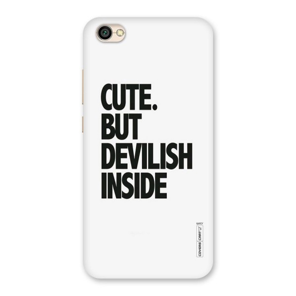 Cute But Devil Back Case for Redmi Y1 Lite