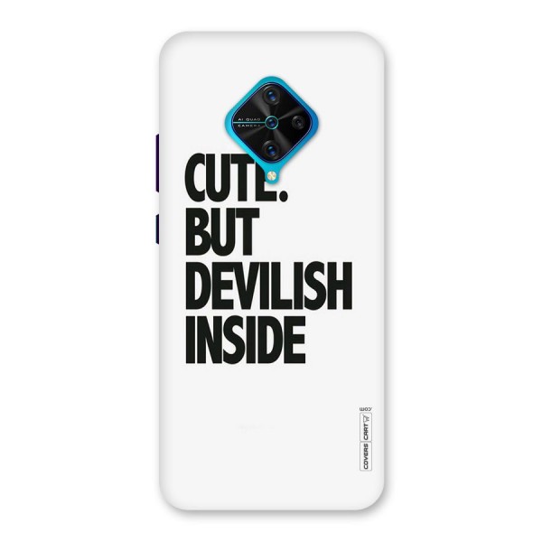 Cute But Devil Back Case for Vivo S1 Pro