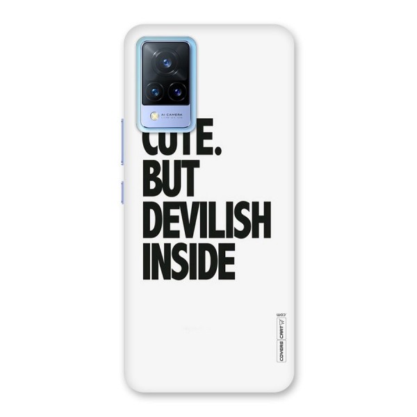 Cute But Devil Back Case for Vivo V21 5G