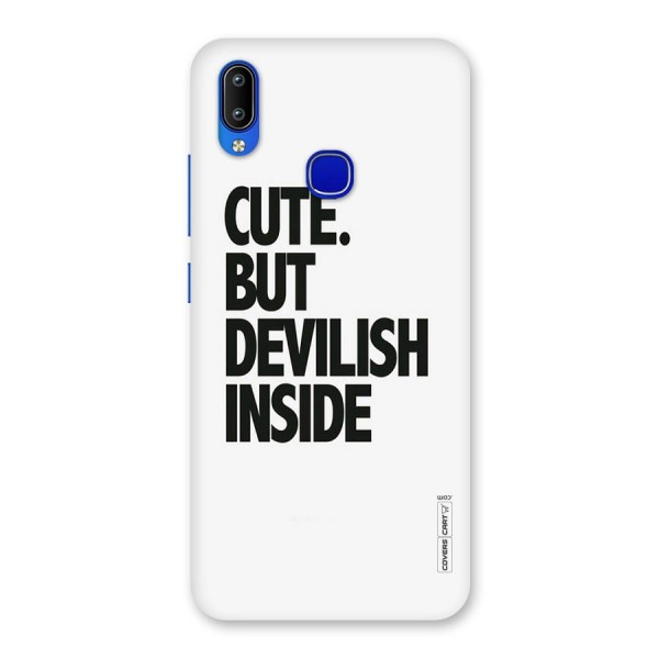 Cute But Devil Back Case for Vivo Y91