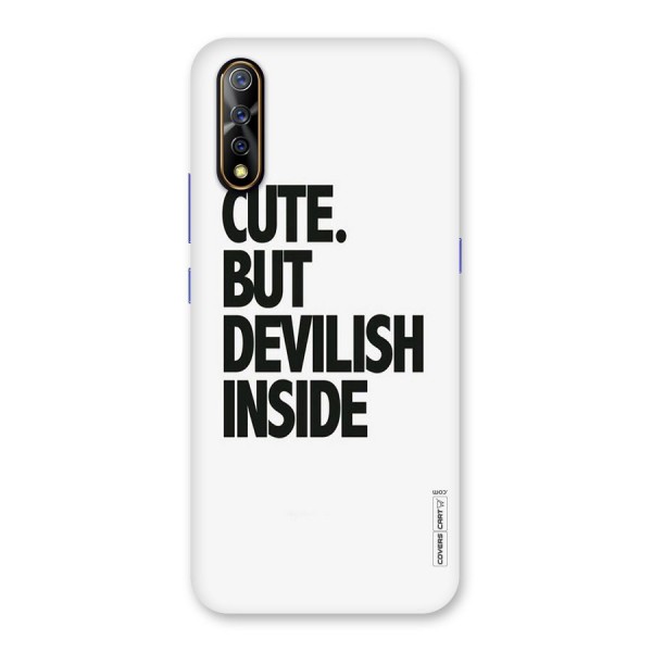 Cute But Devil Back Case for Vivo Z1x