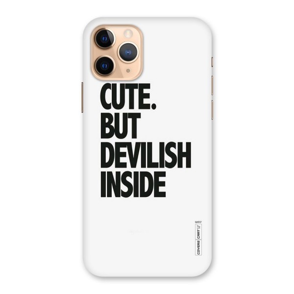 Cute But Devil Back Case for iPhone 11 Pro