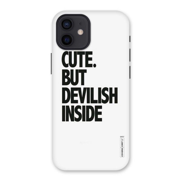 Cute But Devil Back Case for iPhone 12