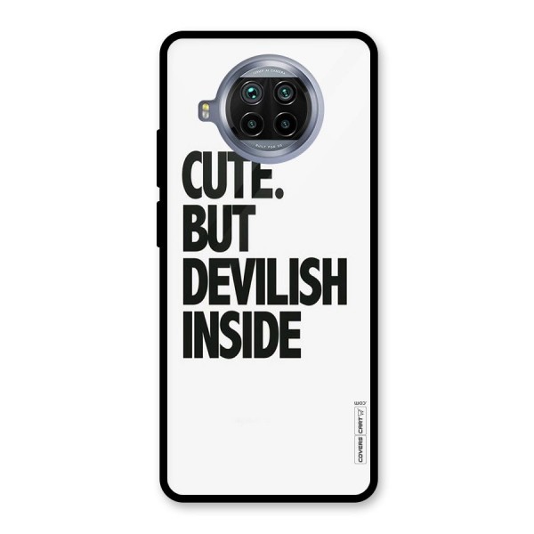 Cute But Devil Glass Back Case for Mi 10i