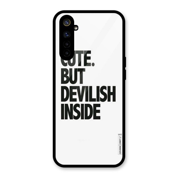 Cute But Devil Glass Back Case for Realme 6