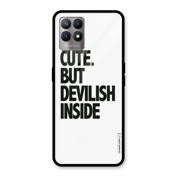 Cute But Devil Glass Back Case for Realme 8i