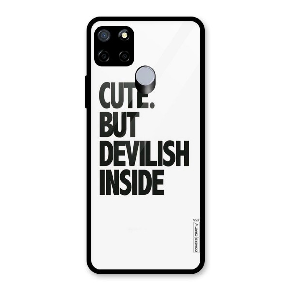 Cute But Devil Glass Back Case for Realme C12