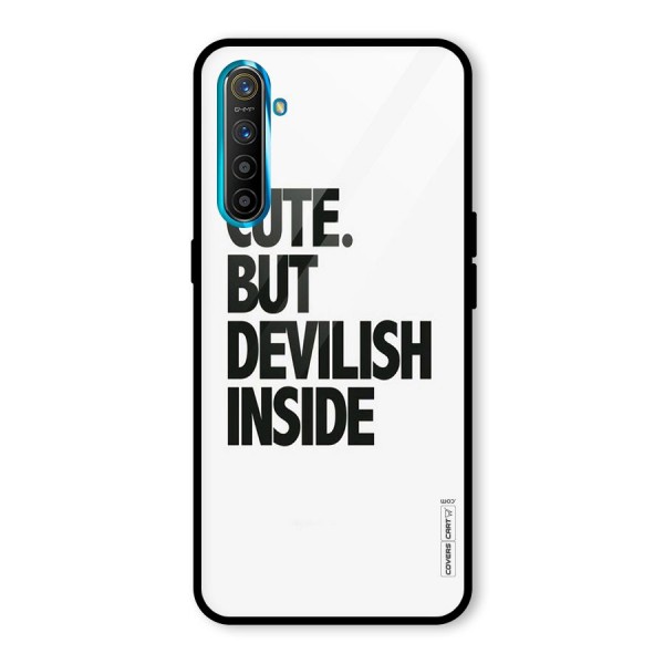 Cute But Devil Glass Back Case for Realme XT