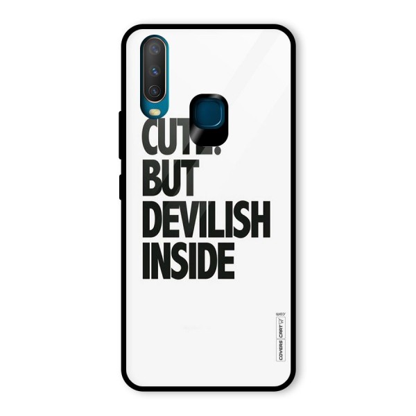 Cute But Devil Glass Back Case for Vivo Y12