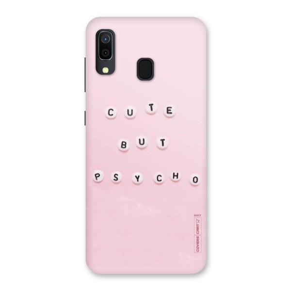 Cute But Psycho Back Case for Galaxy A20